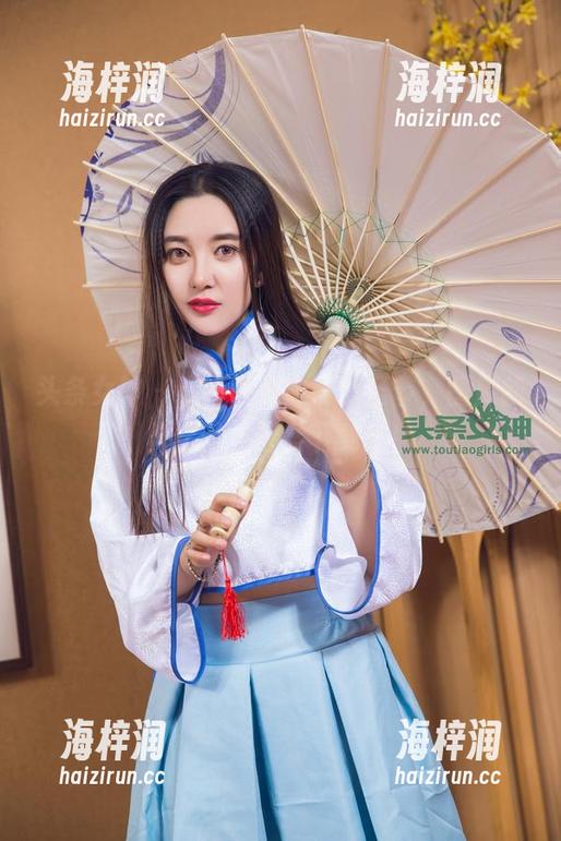 头条女神 - 小晴子捣鼓的万圣节，图库新鲜出炉，赶紧下载吧！