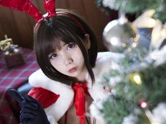 兔女郎的魔太郎之旅：魅瞳meroko写真让你忍不住多看几眼！